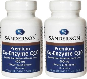 Sanderson+Premium+Co-Enzyme+Q10+400mg+30+Capsules