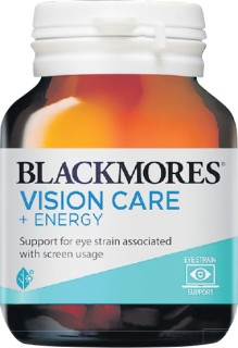 Blackmores+Vision+Care%2BEnergy+30+Capsules