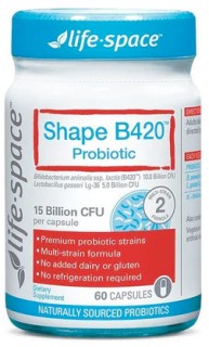 Life-Space+Probiotic+Shape+B420+60+Capsules