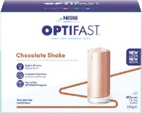 Optifast+VLCD+Shake+Chocolate+18x53g