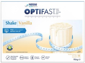 Optifast+VLCD+Shake+Sachets+Vanilla+18pk+x+53g