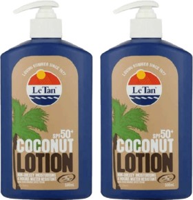 Le+Tan+SPF+50%2B+Coconut+Sunscreen+Lotion+500ml