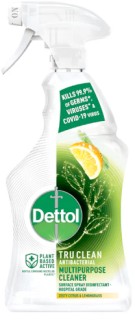 Dettol+Tru+Clean+Antibacterial+Multipurpose+Cleaning+Trigger+Zesty+Citrus+and+Lemongrass+500mL