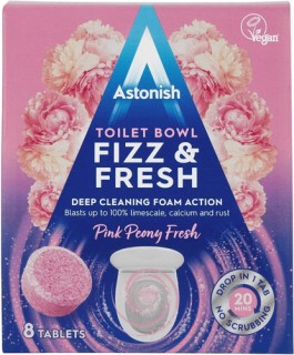 Astonish+Toilet+Bowl+Tab+Pink+Peony+8s