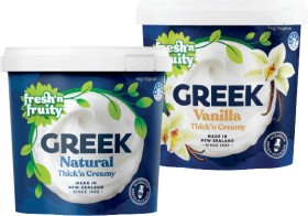 Freshn-Fruity-Greek-Yoghurt-Tub-1kg on sale