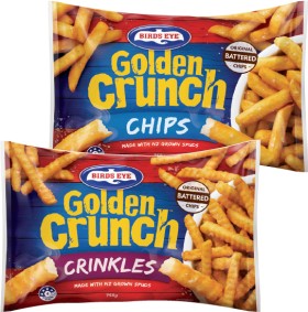 Birds+Eye+Golden+Crunch+Fries+or+Wedges+750g