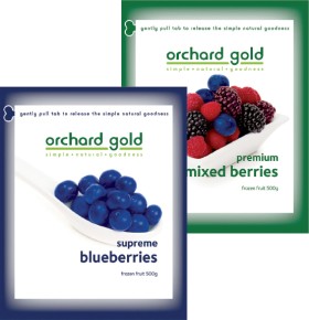 Orchard+Gold+Frozen+Blueberries%2A+or+Mixed+Berries+500g