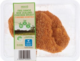 macro+Free+Range+Crumbed+Chicken+Schnitzel+2+Pack