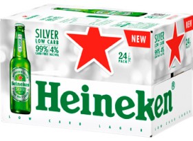 Heineken+Silver+Low+Carb+24+x+330ml+Bottles