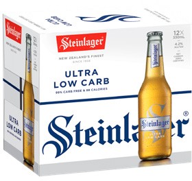 Steinlager+Ultra+Low+Carb+12+x+330ml+Bottles