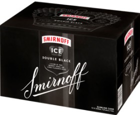 Smirnoff+Ice+Double+Black+or+Guarana+7%25+12+x+250ml+Cans