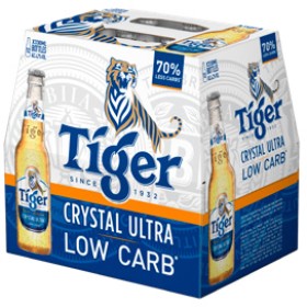 Tiger+Crystal+Ultra+Low+Carb+12+x+330ml+Bottles%2FCans