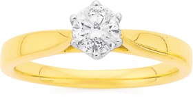 18ct-Diamond-Solitaire-Ring on sale