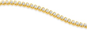 9ct%2C+Diamond+Swirl+Bracelet