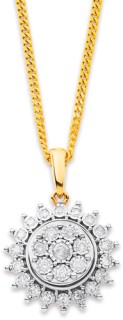 9ct%2C+Diamond+Pendant