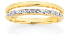 9ct%2C+Diamond+Two+Row+Ring