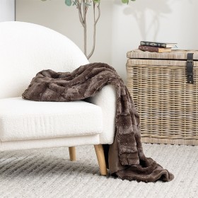 Channel+Faux+Fur+Throws