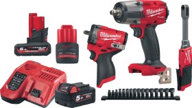 NEW+Milwaukee+M12+FUEL%26trade%3B+%26amp%3B+M18+FUEL%26trade%3B+3+Piece+Power+Pack+3K3