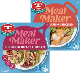 Tegel+Meal+Maker+Free+Range+Shredded+or+Sliced+Chicken+260g