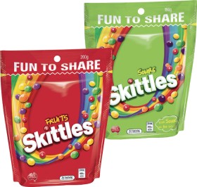 Skittles+Large+Bags+190-200g