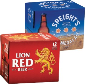 Lion+Red%2C+Speight%26rsquo%3Bs+Gold+Medal+Ale+or+Waikato+Draught+Bottles+or+Cans+12+Pack