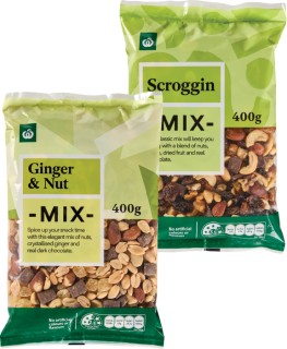 NEW+Woolworths+Ginger+%26amp%3B+Nut+Mix+or+Scroggin+Mix+400g