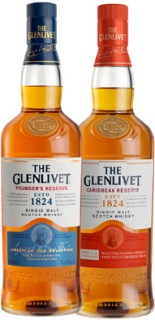 The+Glenlivet+Founder%26%23039%3Bs+Reserve+Single+Malt+Whisky+or+The+Glenlivet+Caribbean+Reserve+Single+Malt+Whisky+700ml