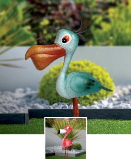 Gardenhub-Metal-Bobble-Bird-49cm on sale