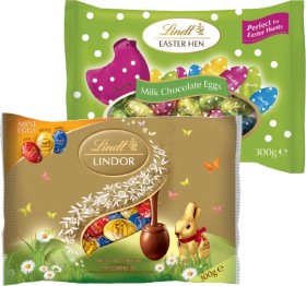 Lindt-Lindor-Mini-Bagged-Eggs-300g on sale