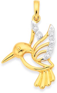 9ct-Diamond-Bird-Pendant on sale