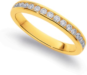 18ct-Diamond-Band on sale