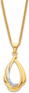 9ct%2C+Diamond+Open+Teardrop+Pendant