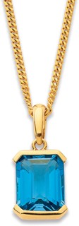 9ct-London-Blue-Topaz-Pendant on sale