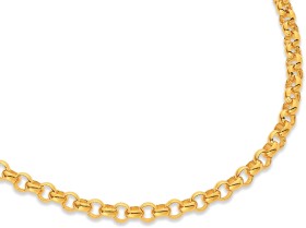 9ct-45cm-Round-Belcher-Necklace on sale