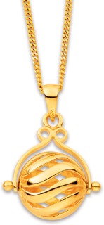 9ct-Open-Spinner-Ball-Pendant on sale