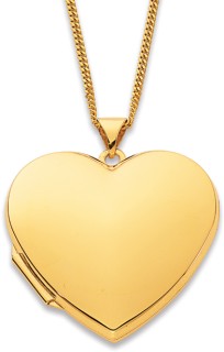 9ct-27mm-Polished-Heart-Locket on sale
