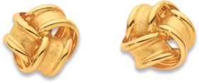 9ct-Knot-Studs on sale