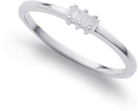 Sterling-Silver-Cubic-Zirconia-3-Stone-Ring on sale