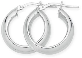 Sterling-Silver-12mm-Half-Round-Tube-Hoop-Earrings on sale