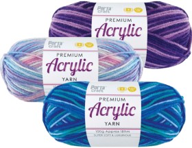 Acrylic-Yarn-Multi-Colour-100g on sale