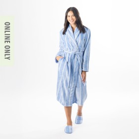 Quinn-Stripe-Bathrobe-Light-Blue on sale