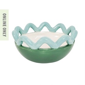 bbb-Wave-Bowl-Green-13cm on sale