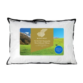 Woolrest-Gold-Washable-Wool-Blend-Pillow on sale