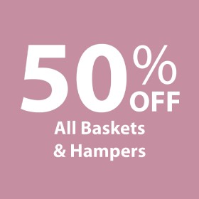 50-off-All-Baskets-Hampers on sale
