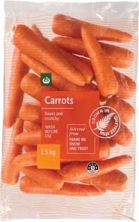Woolworths-Pre-packed-Carrots-15kg on sale