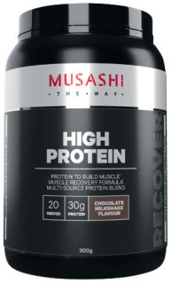 Musashi-High-Protein-Chocolate-Milkshake-900g on sale