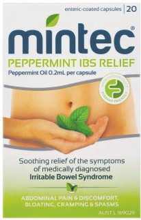 Mintec+Peppermint+IBS+Relief+20+Capsules