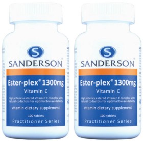 Sanderson+Ester-Plex+1300mg+Vitamin+C+100+Tablets