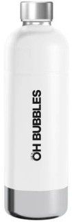 Oh+Bubbles+Stainless+Steel+Bottle+White