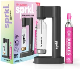 Oh+Bubbles+Sparkling+Water+Maker+Black